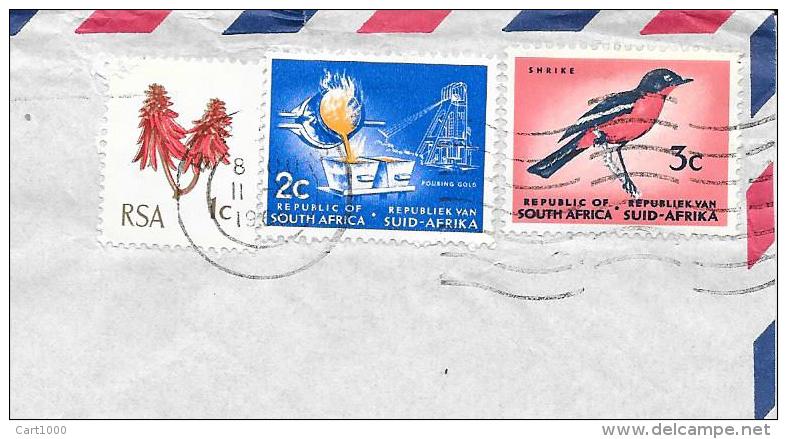 1969 RSA SOUTH AFRICA BRITS X MILANO - Covers & Documents