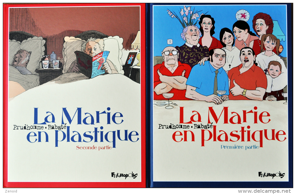 La Marie En Plastique - T. 1 Et 2 + Ex-Libris Signé, Numéroté - Prudhomme Et Rabaté - Paquete De Libros