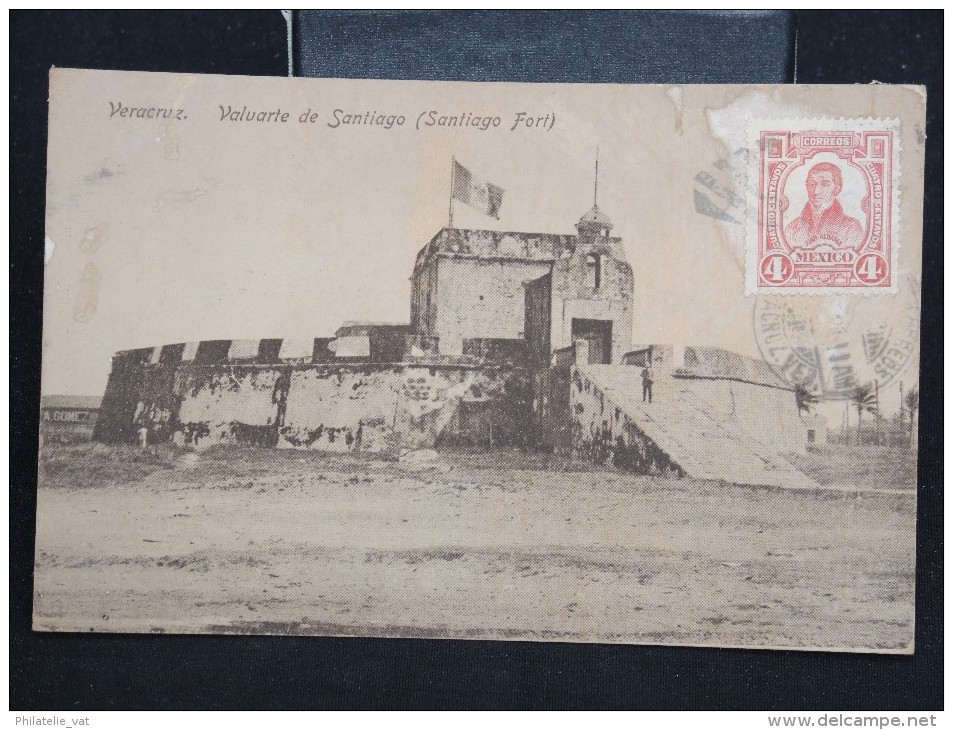 MEXIQUE - C P Voyagée - VERACRUZ  " Fort Santiago "  - Lot N° 10027 - Mexico