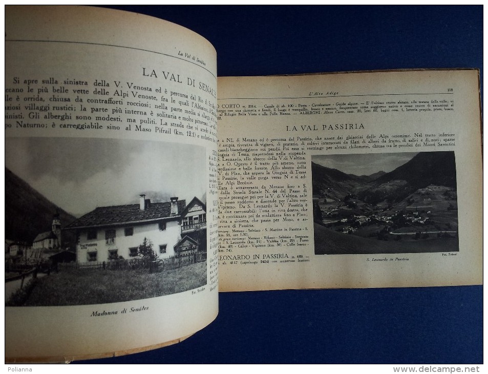 M#0L26 GUIDA LUOGHI DI SOGG. E CURA TCI 1935/BEZZECCA/COREDO/GOBBERA/RONZONE/CADORE - Altri & Non Classificati