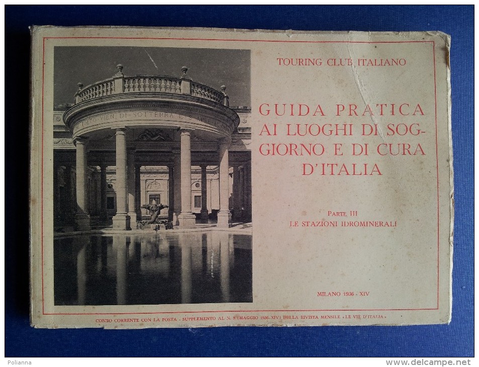 M#0L27 LUOGHI SOGG.CURA ITALIA TCI 1936 STAZI. IDROMINERALI/BAGNOLI/CARAMANICO/GAVERINA - Autres & Non Classés