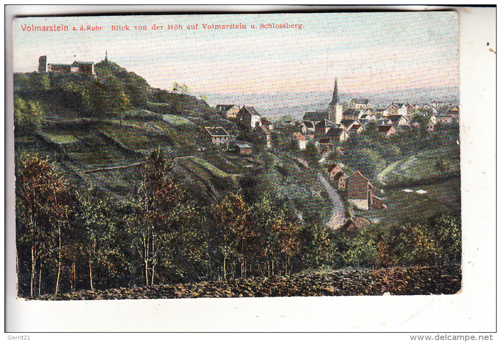 5802 WETTER - VOLMARSTEIN, Blick Von Der Höh, 1908 - Wetter