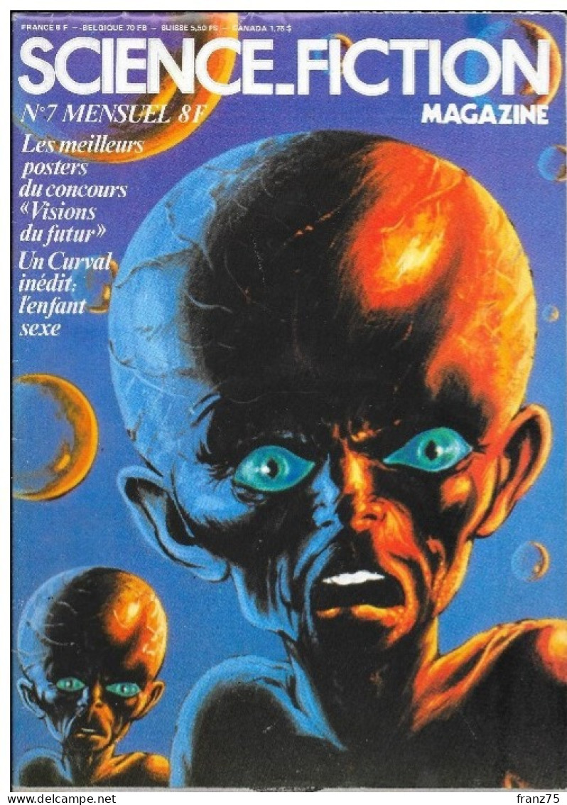 Science-Fiction Magazine-mensuel N°7 (couverture Ray Felbush) 1977-TBE - Other & Unclassified