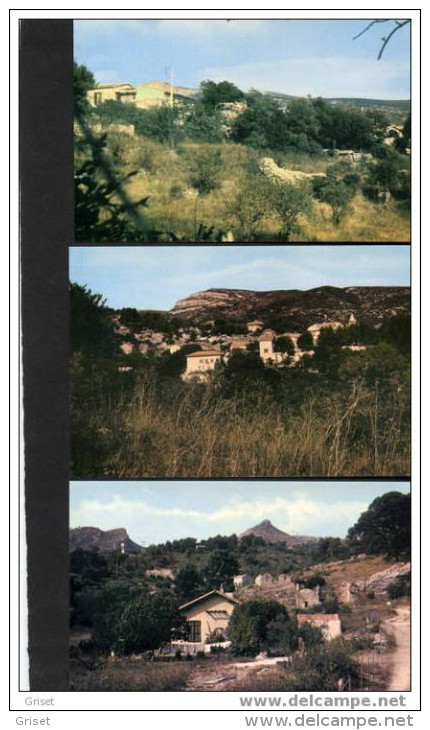 Marseille-la Treille -village Des Vacances D'enfance De Marcel Pagnol--lot De 9cartes  Numérotées 1à 9- Années 60 - Les Caillols, La Valentine