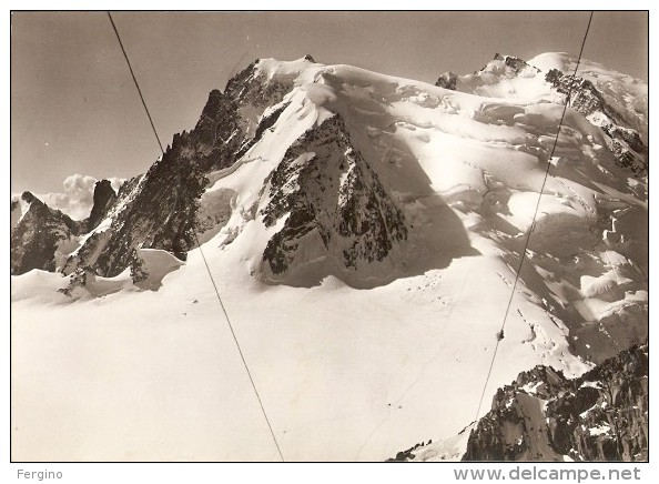 02/FG/15 - AOSTA - MONTE BIANCO VISTO DALL'AIGUILLE DU MIDI - Altri & Non Classificati