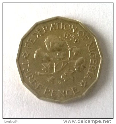 Monnaies - Nigeria - 3 Pence 1959 - Superbe - - Nigeria