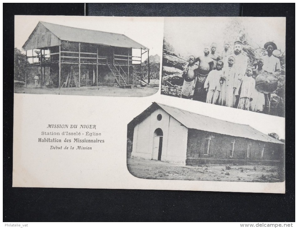 NIGER - CP " Station D'Isselé : Eglise,habitation Des Missionnaires,début De La La Miussion" - Lot N° 10058 - Niger