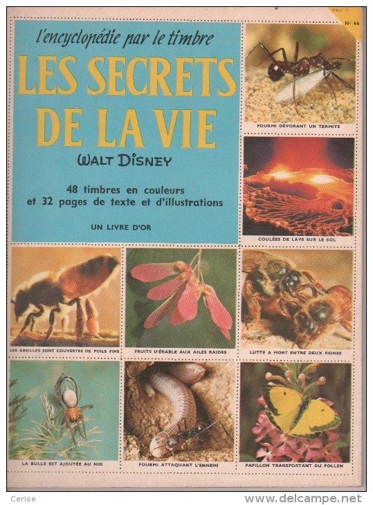 L´encyclopédie Par Le Timbre -Les Secrets De La Vie , Walt Disney - Disney