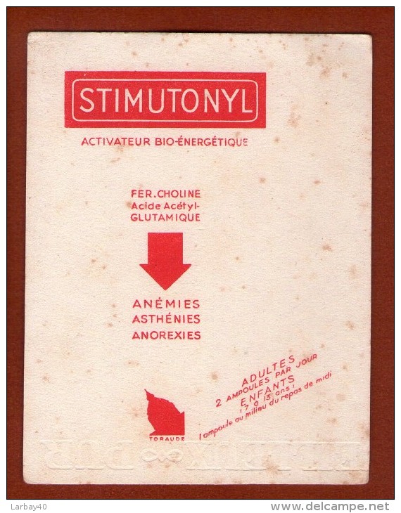 1 Buvard Stimutonyl - 13,5 X 10,5 Cm - S