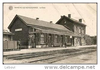 MARCHE-LEZ-ECAUSSINNES « La Gare» - Ed. Albert (1928) - Ecaussinnes