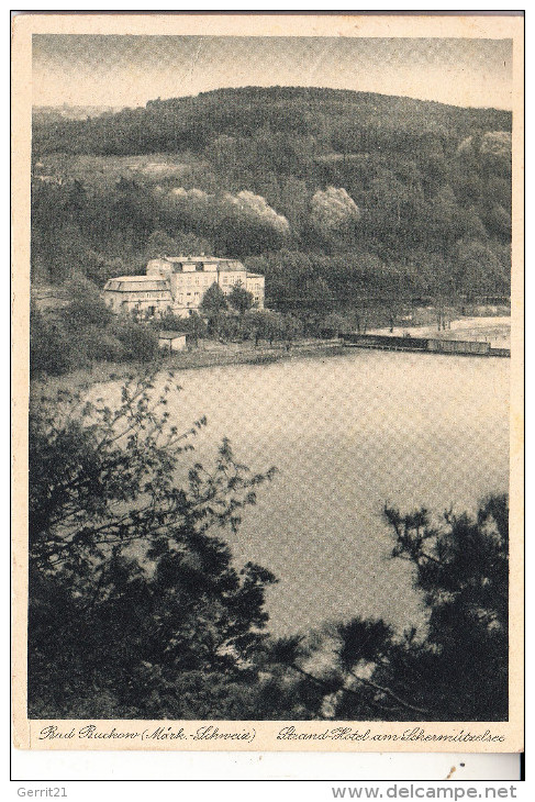 0-1276 BUCKOW, Strand-Hotel Am Schermützelsee, 1935 - Buckow