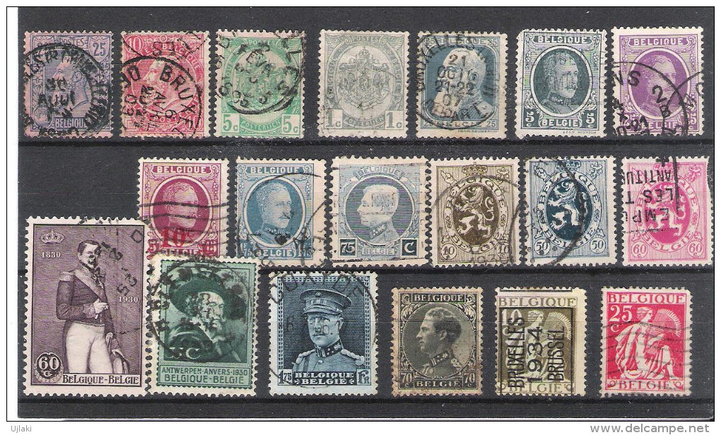 BELGIQUE: Lot De 50 TP 1884...1993 - Sammlungen