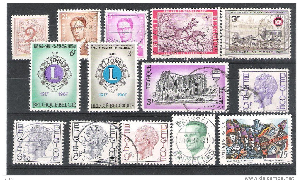 BELGIQUE: Lot De 50 TP 1884...1993 - Sammlungen