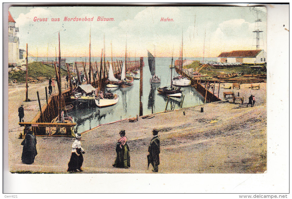 2242 BÜSUM, Hafen, 1910 - Buesum