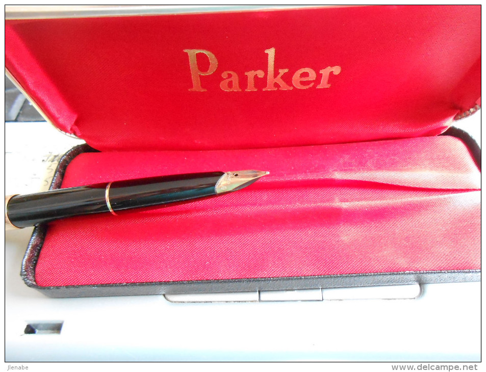 Stylo Plume Carènée Ancien Parker Jotter Années 60 - Schreibgerät