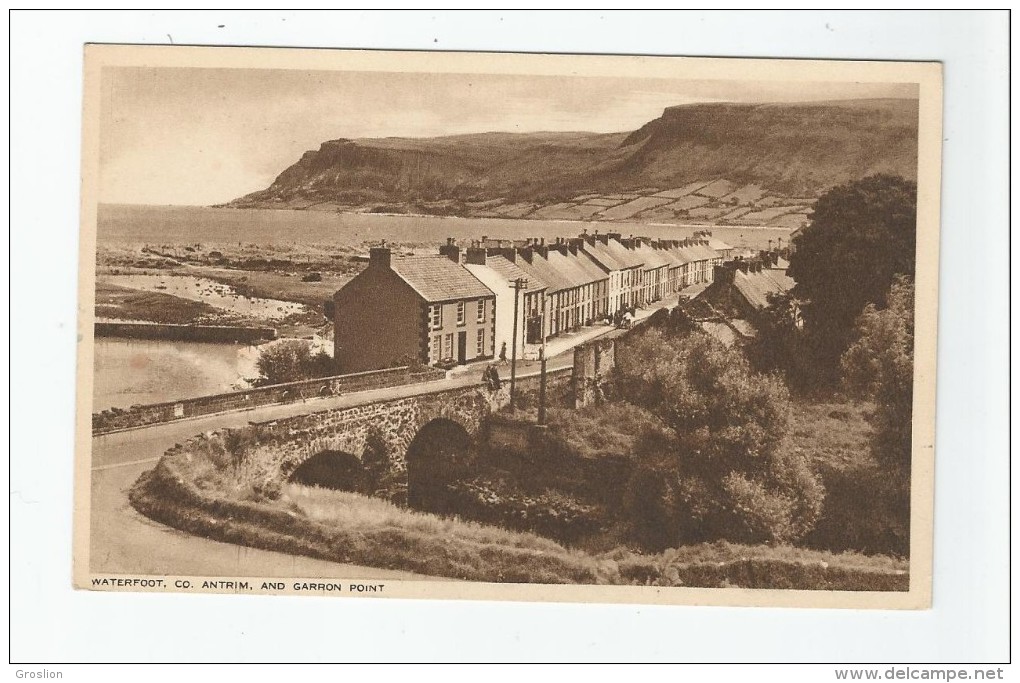 WATERFOOT COUNTY ANTRIM AND GARRON POINT (GRETTINGS FROM CUSHENDALL) - Antrim