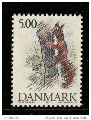 (cl. 2 - P.26) Danemark **  N° 1091 (ref. Michel Au Dos) - L'écureuil - - Unused Stamps