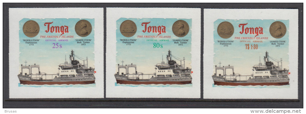 Tonga 1973 Official - Michel 108-110 MNH ** James Cook - Tonga (1970-...)