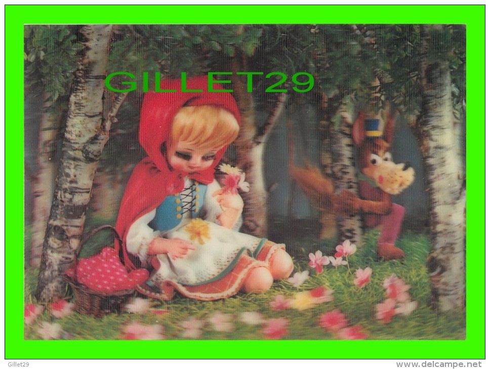 HISTOIRE DU PETIT CHAPERON ROUGE - 3 DIMENSIONS - - Histoire