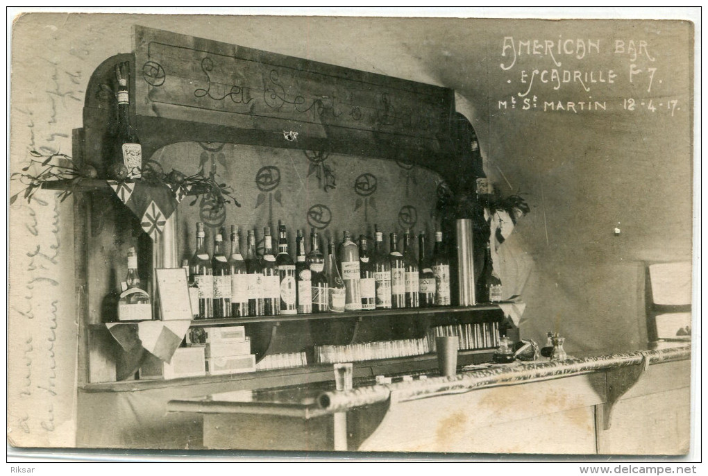 MONT SAINT MARTIN(MEURTHE ET MOSELLE) AMERICAN BAR(CARTE PHOTO) - Mont Saint Martin