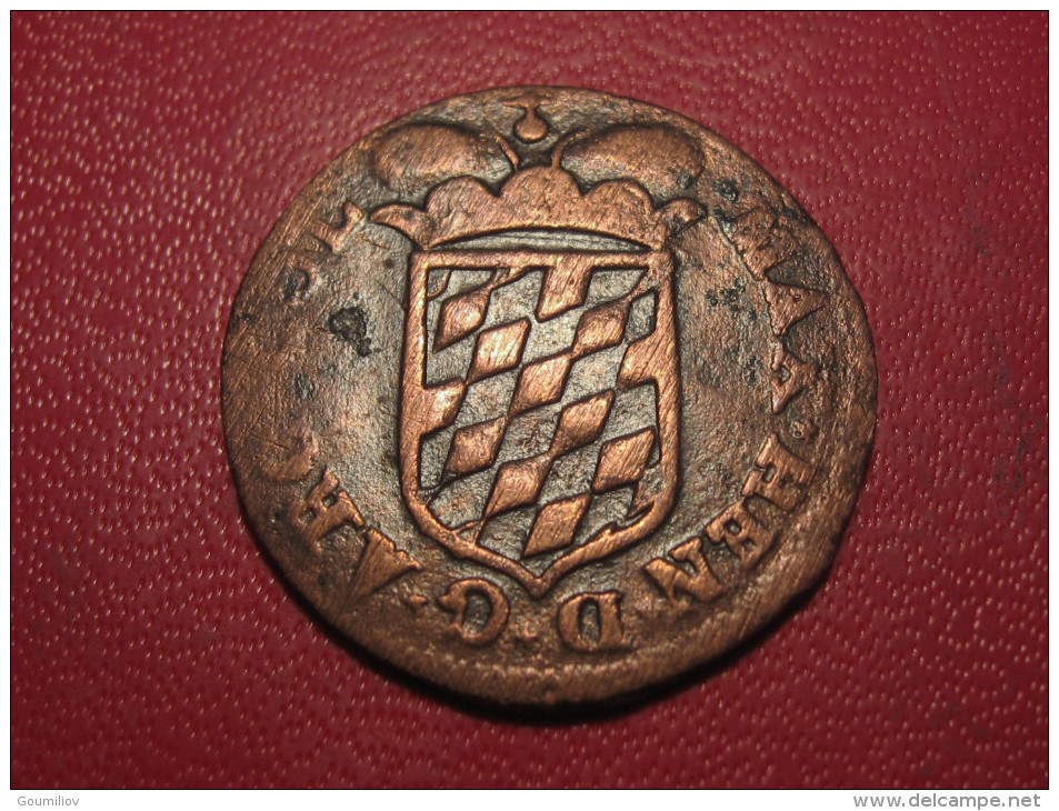 7579 Liege - Maximilien-Henri De Bavière (1621-1688) - Liard (DGS 1109) Variation 1, Coin Alignment - Andere & Zonder Classificatie