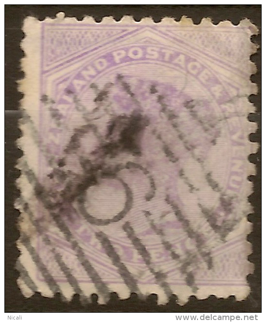 NZ 1882 2d Pmk 6 Obliterator SG 196 U #QM146 - Usados