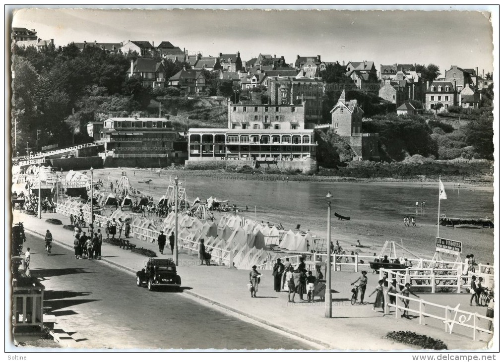 SAINT-CAST - La Plage Vers La Pointe De St-Cast Et Les Villas Vers L´Isle - écrite Et Timbrée 2 Scans - Saint-Cast-le-Guildo