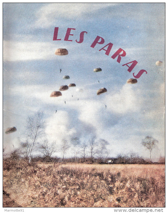 LES PARAS PARACHUTISTE TAP TROUPES AEROPORTEES GUERRE ALGERIE 1957 BERET ROUGE - Francese