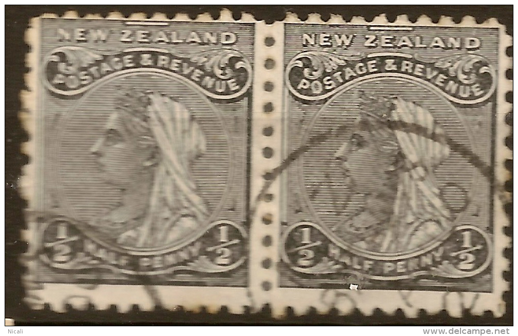 NZ 1900 1/2d Pmk St Albans SG 236 U #QM113 - Usados