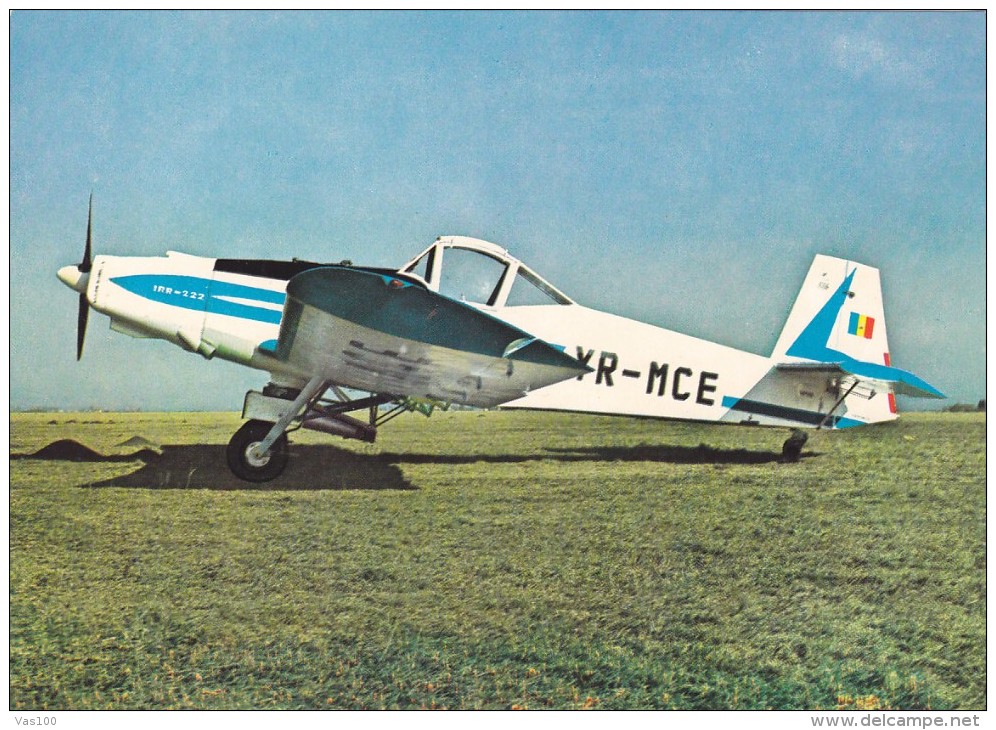 AIRPLANE, AVION AGRICOLE IAR 822, POSTCARD ROMANIA. - 1946-....: Moderne