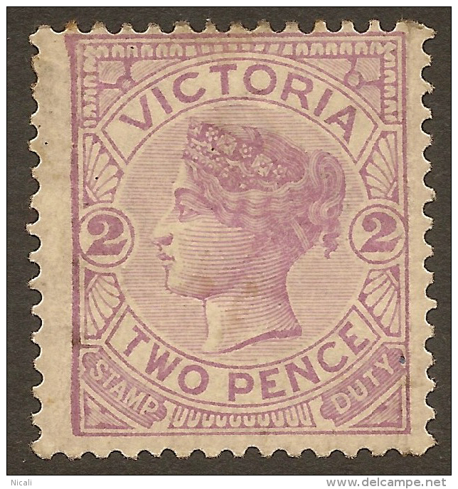 VICTORIA 1886 2d Pale Mauve QV SG 314a HM #QJ663 - Mint Stamps