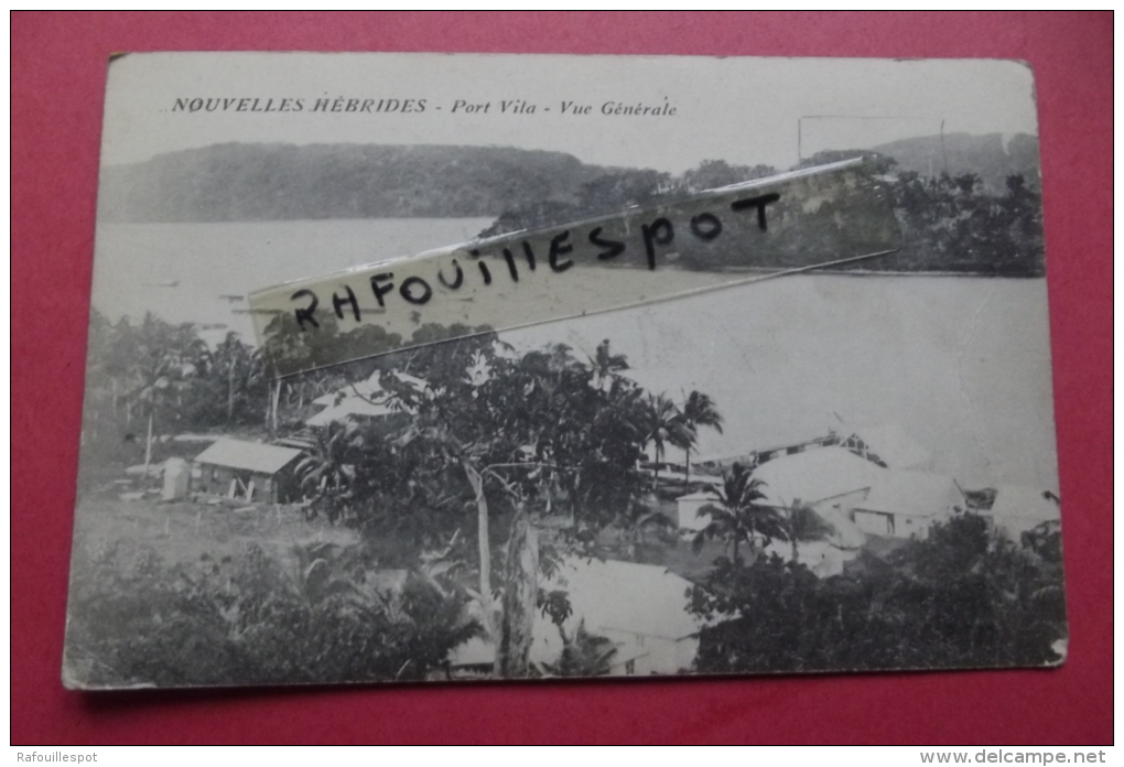 C P Nouvelles Hebrides  Port Vila Vue Generale - Wallis Und Futuna