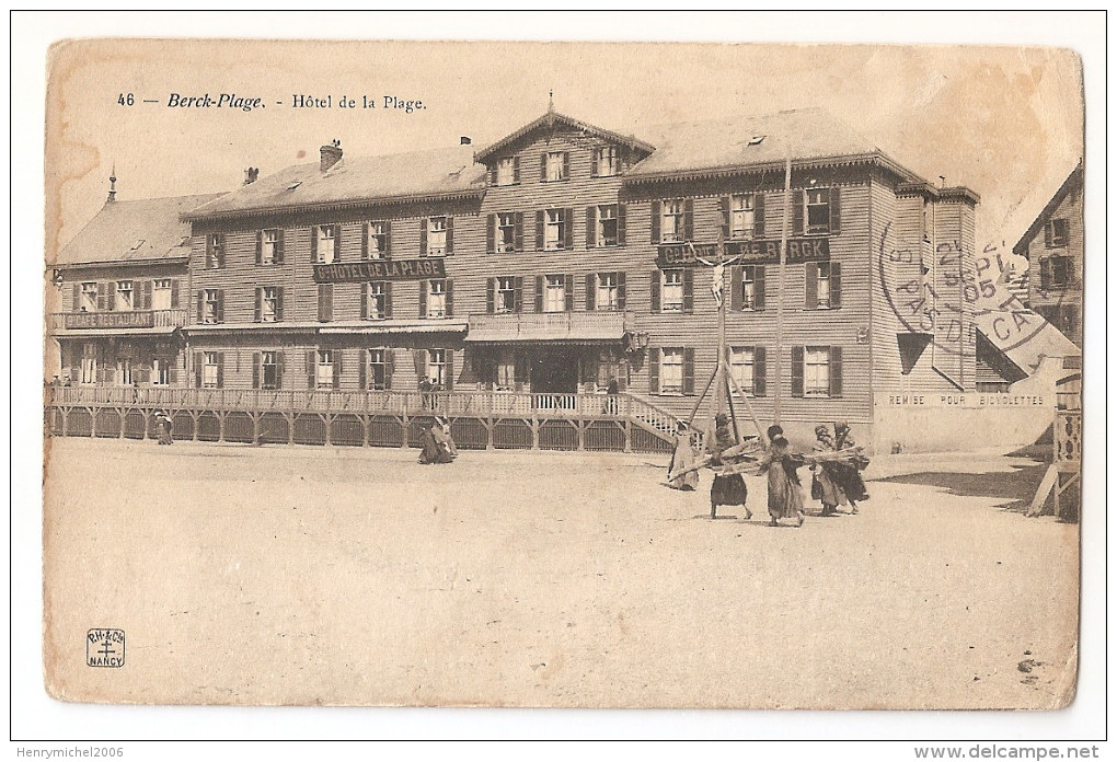 Pas De Calais - 62 - Berck  Hotel De La Plage Croix Du Christ 1905 - Berck