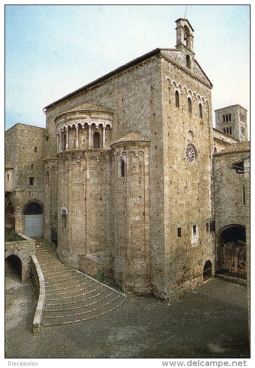 P3233 ANAGNI ( Frosinone ) CATTEDRALE, Transetto, Abside E Scala Cordonata - CHIESA, EGLISE, CHATEDRAL, DUOMO, DOME - Altri & Non Classificati