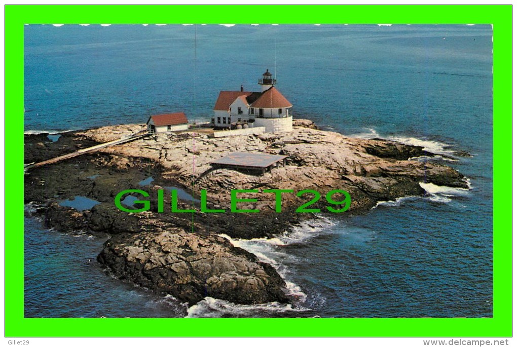 PHARES - LIGHTHOUSE - CUCKOLD'S LIGHT BOOTHBAY HARBOR, MAINE - PUB BY EASTERN ILLUSTRATING - - Phares