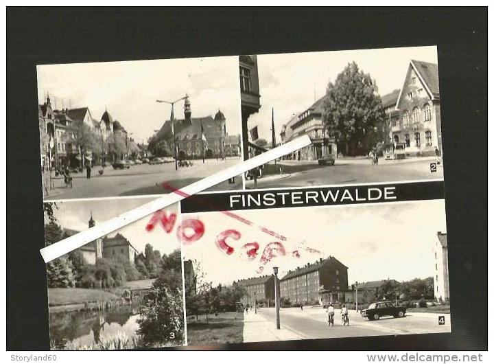 Cpm St000773 Finsterwalde Ddr , 4 Vues Sur Carte Aspect De La Ville - Finsterwalde