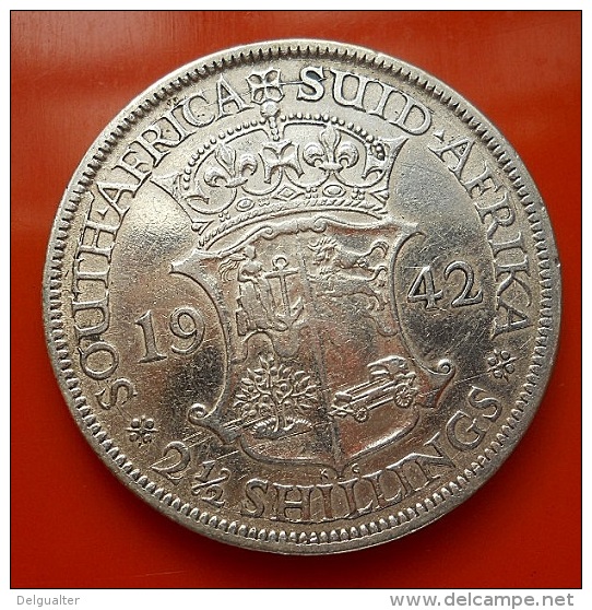 South Africa 2 1/2 Shillings 1942 Silver - Afrique Du Sud