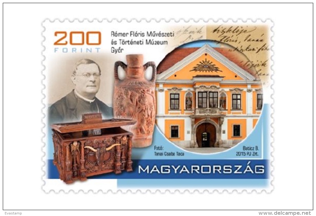 HUNGARY-2015. Treasures Of Hungarian Museums - Flóris Rómer Museum Of Art And History In Gy&#337;r  MNH!!! - Unused Stamps