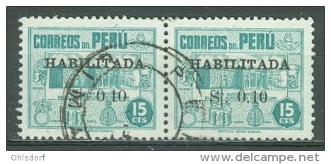 PERU 1951-52: YT 415, O - FREE SHIPPING ABOVE 10 EURO - Peru