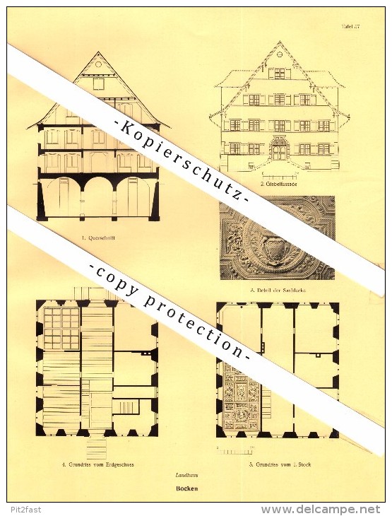 Photographien / Ansichten , 1927 , Herrliberg , Bocken , Prospekt , Architektur , Fotos !!! - Herrliberg