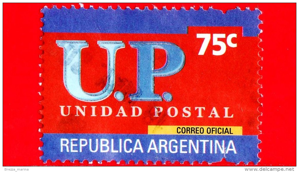 ARGENTINA - Usato - 2002 - U.P. - Unione Postale - Unidad Postal - 75 - Gebruikt