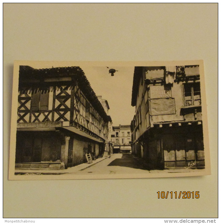 Carte Postale VILLENEUVE SUR LOT : VIEILLES MAISONS, RUE PARMENTIER - Villeneuve Sur Lot