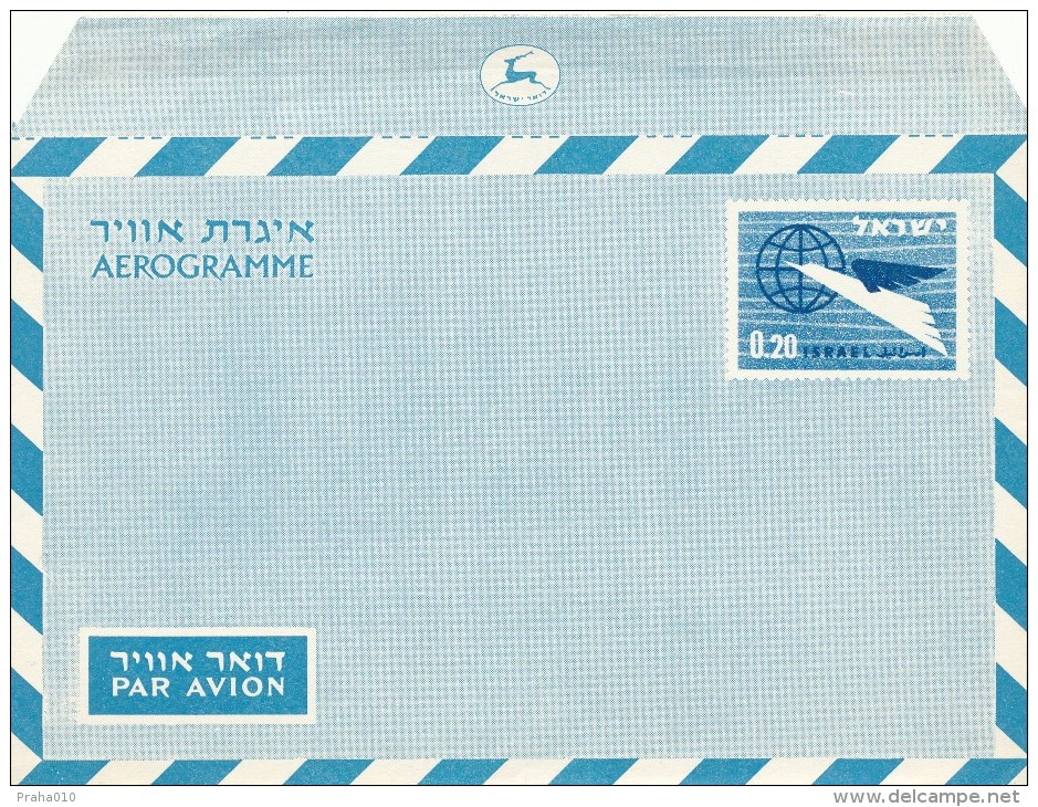 K3769 - Israel (19xx) Aerogramm (0,20) - Aéreo