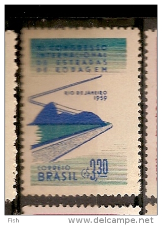 Brazil * & XI International Congress Of Highways, Rio De Janeiro, 1959 (682) - Unused Stamps