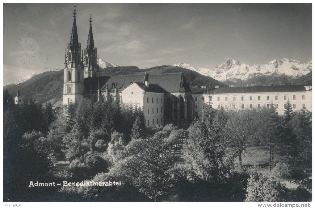 K3812 - Austria (1938) Admont (postcard: Admont) Mixed Franking German And Austria Stamps! - Briefe U. Dokumente