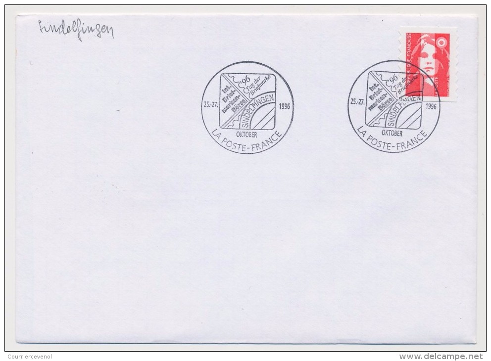 FRANCE - "SINDELFINGEN 96 La Poste France" - (Présence De La France Aux Expos Philatéliques Internationales) 1996 - Briefmarkenausstellungen