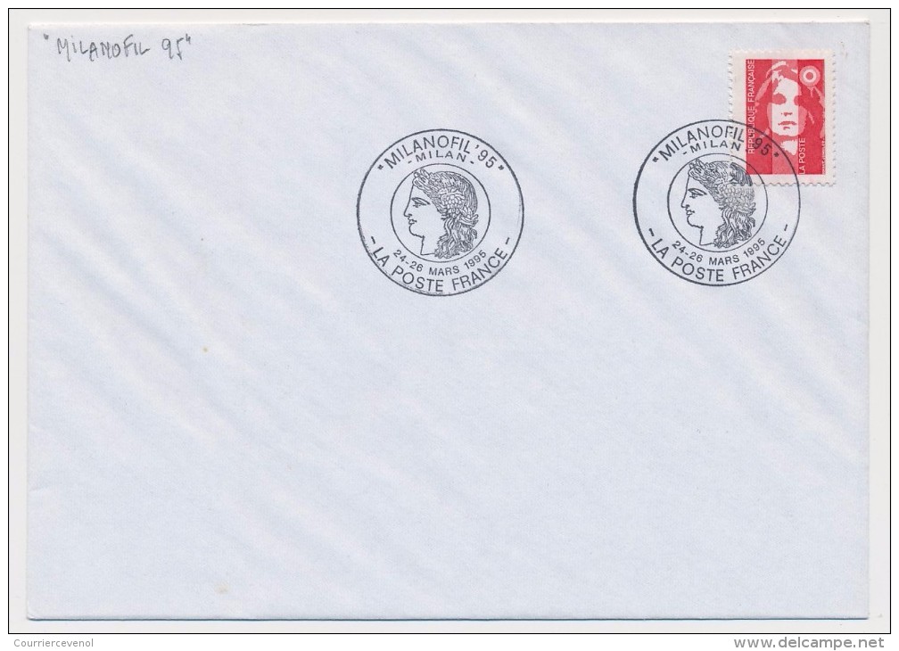 FRANCE - "MILANOFIL 95 La Poste France" - (Présence De La France Aux Expos Philatéliques Internationales) 1995 - Briefmarkenausstellungen