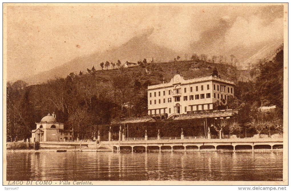 CPA LAGO DI COMO - VILLA CARLOTTA - Autres & Non Classés