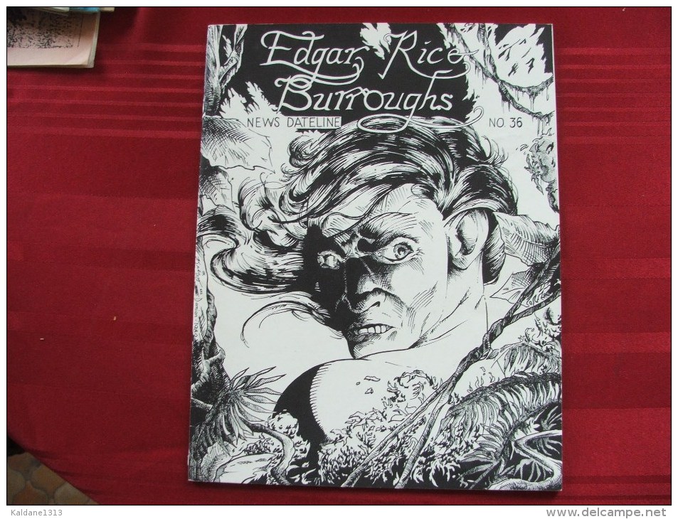 Tarzan John Carter Edgar Rice Burroughs Fanzine News Dateline N° 36 Fevrier 1989 - Autres & Non Classés