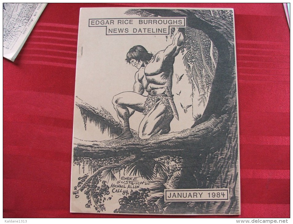 Tarzan John Carter Edgar Rice Burroughs Fanzine News Dateline N° 13 - Otros & Sin Clasificación
